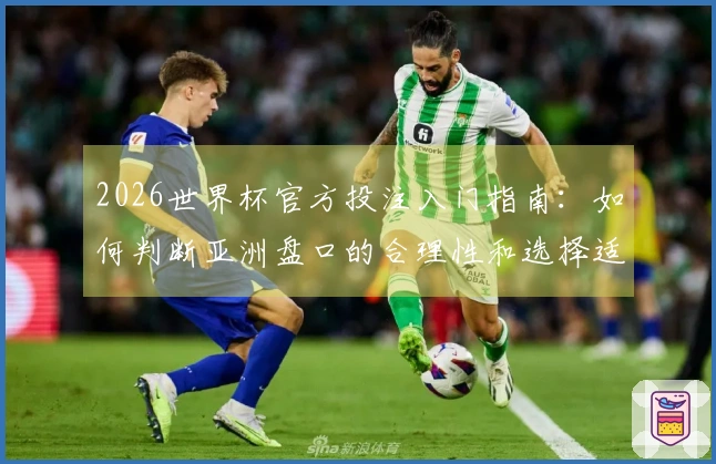 2026世界杯官方投注入门指南：如何判断亚洲盘口的合理性和选择适合的平台